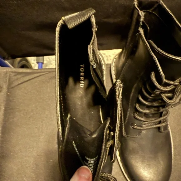 Torrid Stevie Lace-Up Combat Boot (WW) - Picture 2 of 7